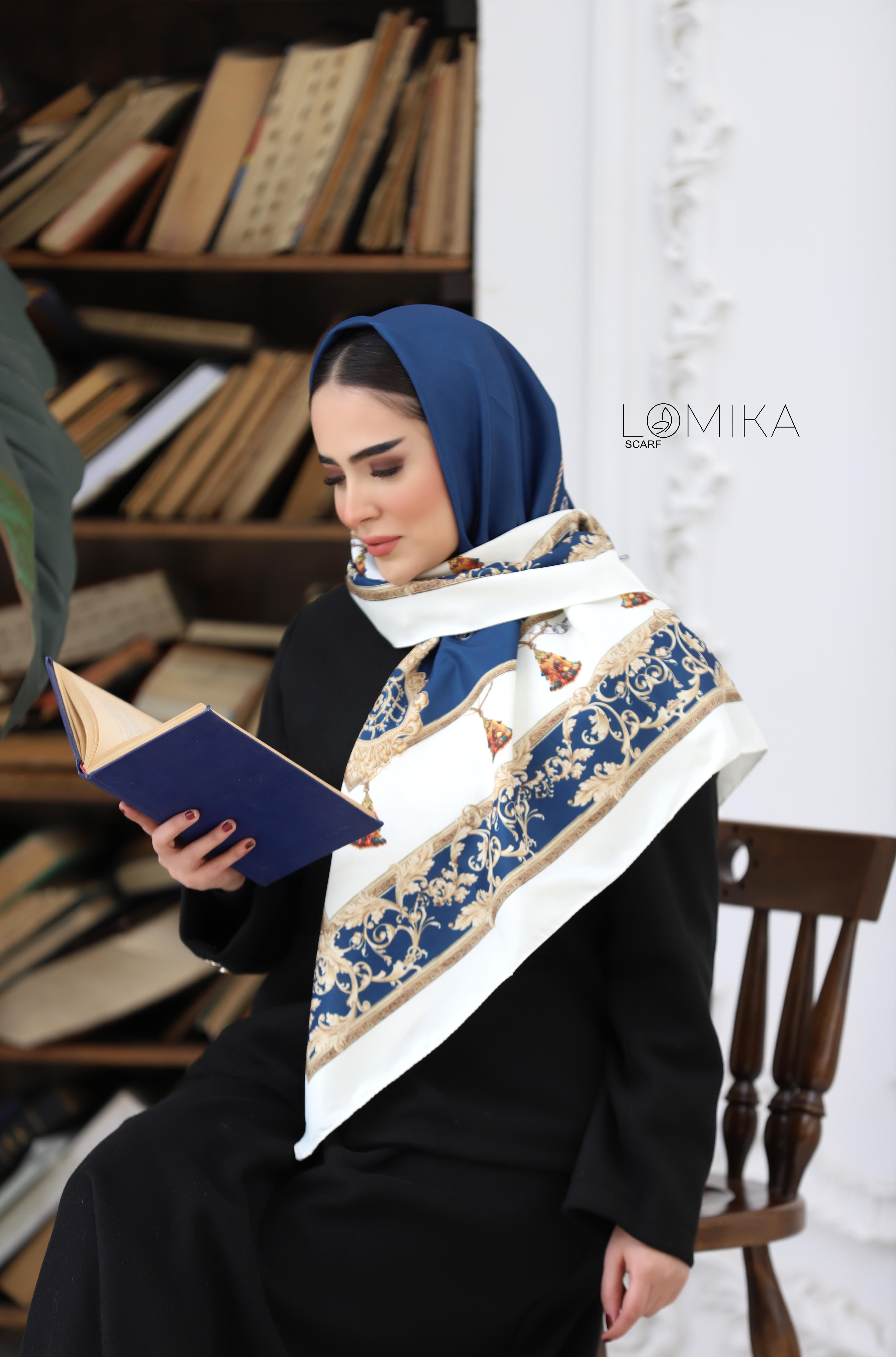 روسری ابریشم توییل بسته6رنگی کد rp56 (عمده)