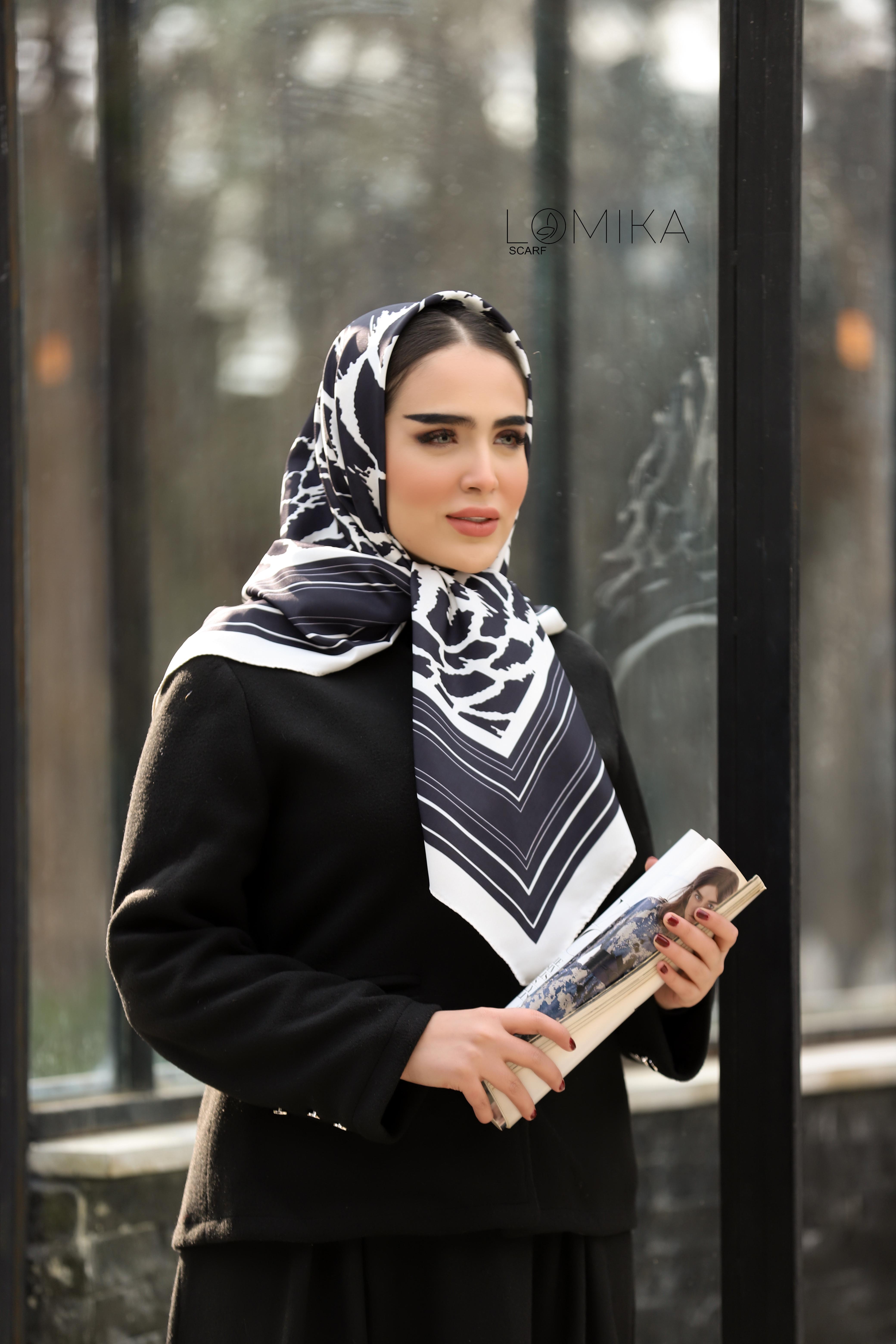 روسری ابریشم توییل بسته8طرحی کد rp59 (عمده)