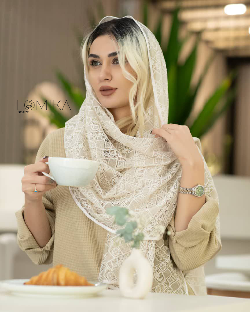 شال توری وارداتی بسته10رنگی کد sm50 (عمده)