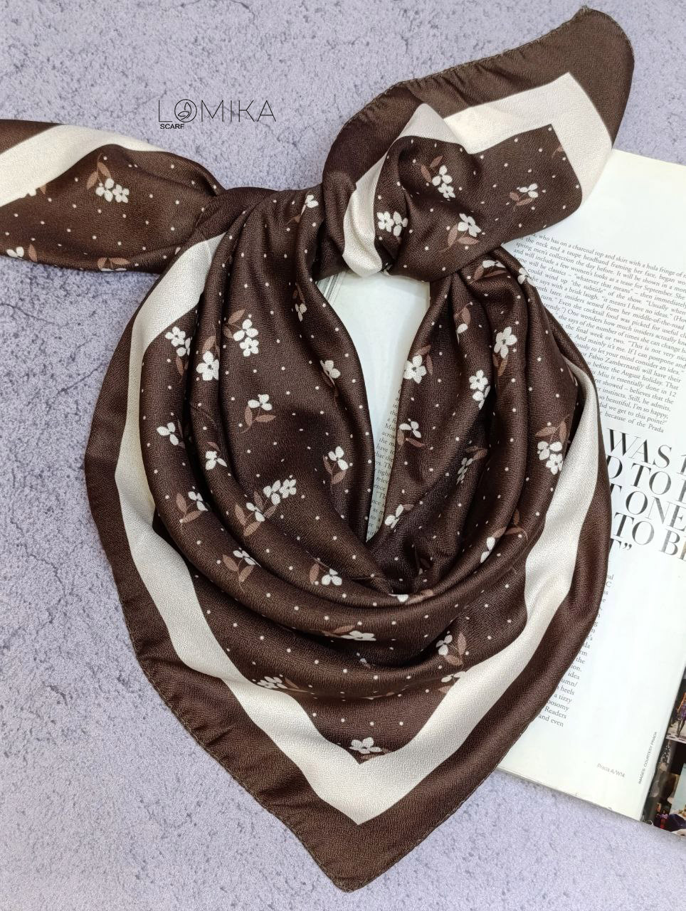 مینی اسکارف بسته6رنگی کد mt29 (عمده)