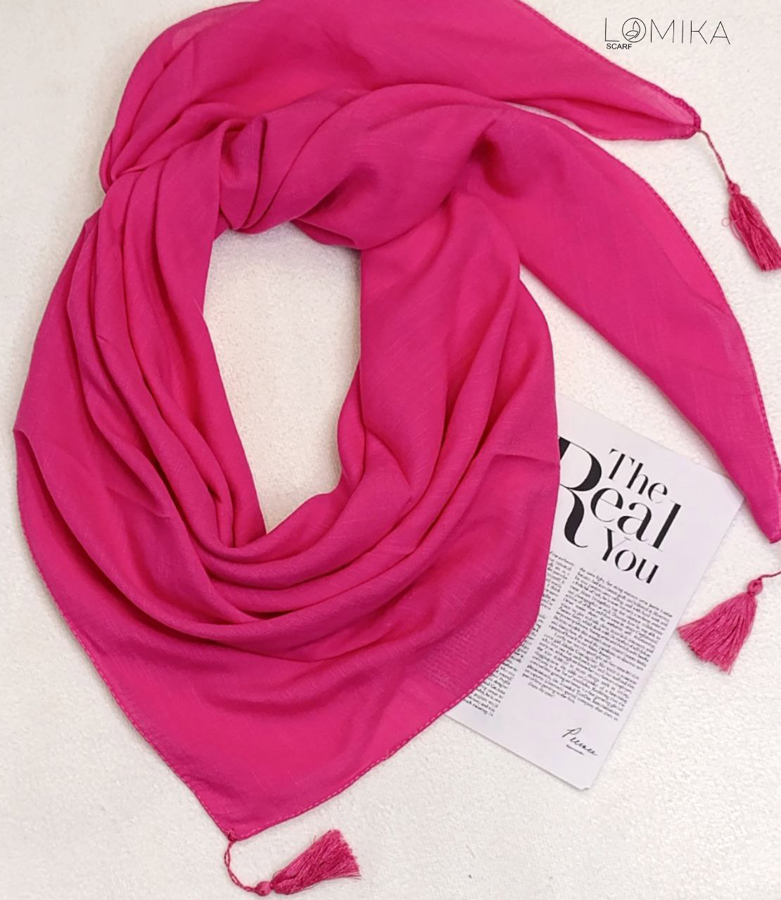 روسری اسلپ بسته10رنگی کد rs5 (عمده)