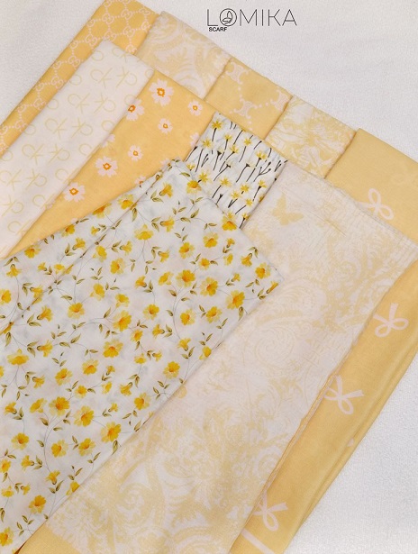 شال چاپی پک کره ای بسته10طرحی کد sh76 (عمده)