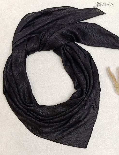 روسری درختی مشکی سری انتخابی کد rs15 (عمده)