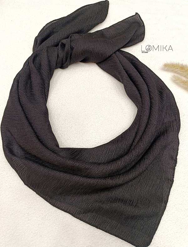 روسری درختی مشکی سری انتخابی کد rs18 (عمده)