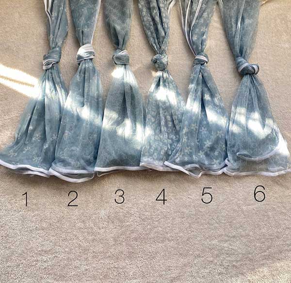 کالکشن جدید شال تور طرحدار آبی