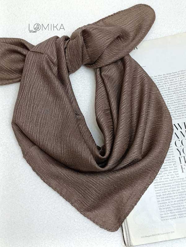 مینی اسکارف درختی بسته10رنگی کد m8 (عمده)