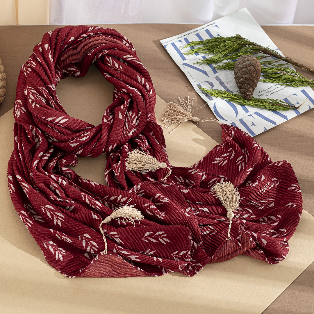 شال پلیسه البالویی بسته10طرحی کد ps21 (عمده)