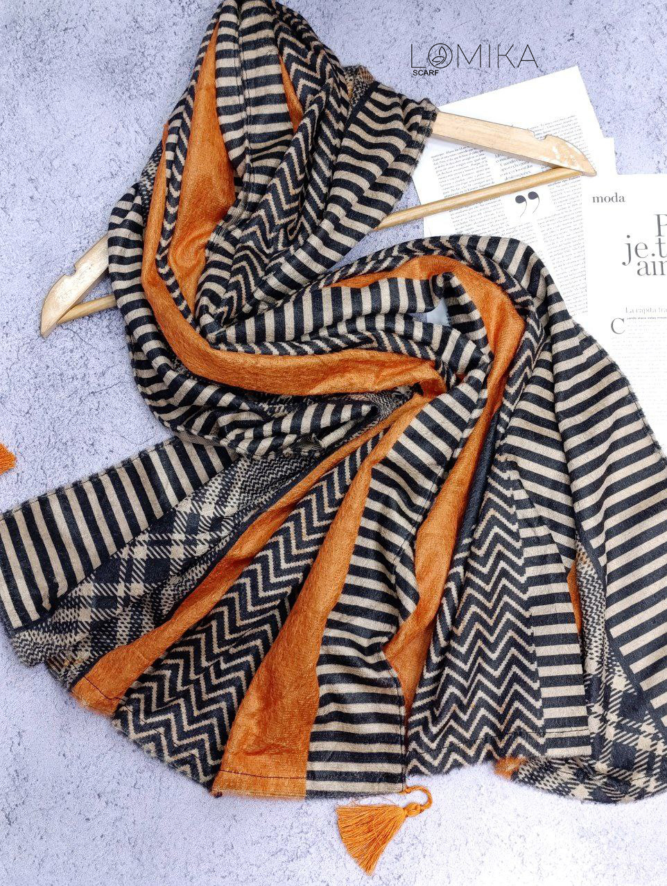 شال مخمل طرحدار سری انتخابی کد sc30 (عمده)