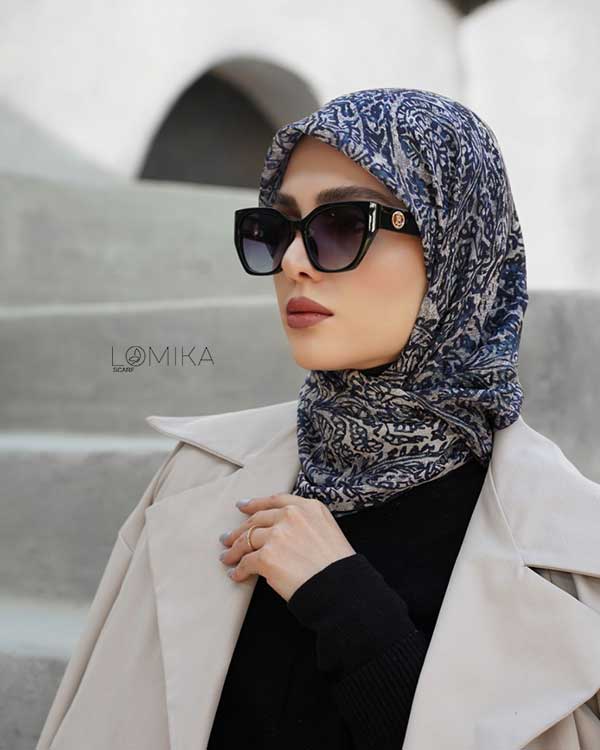 روسری گارزا سری انتخابی کد r110 (عمده)