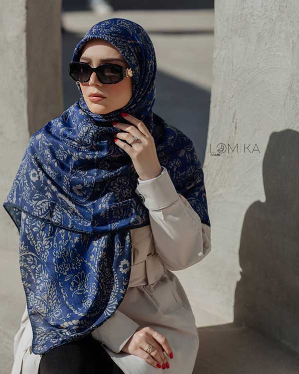 روسری گارزا سری انتخابی کد r112 (عمده)