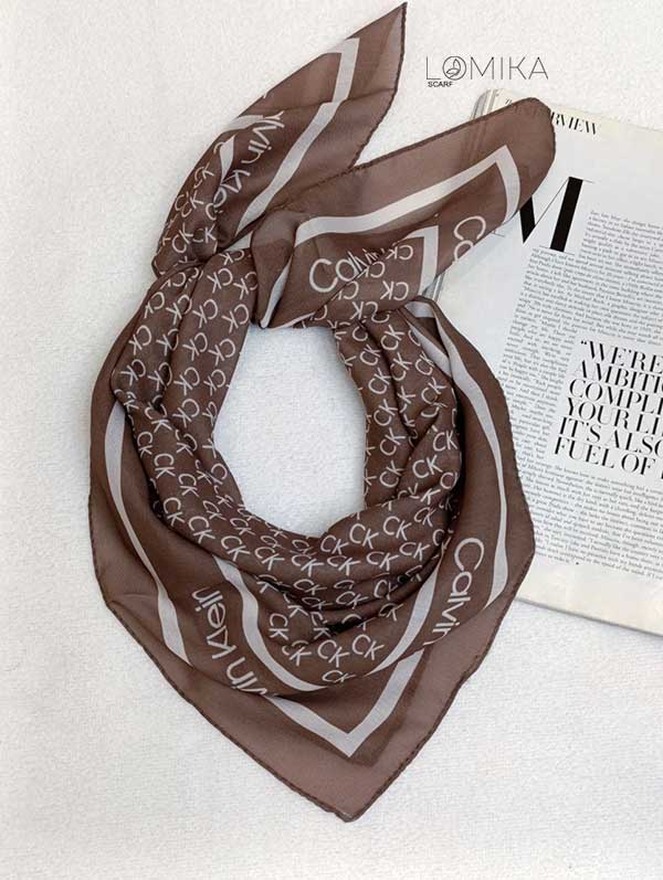 مینی اسکارف ck بسته10رنگی کد mt69 (عمده)