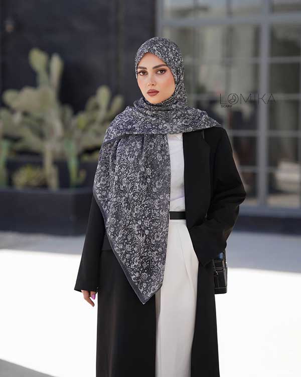 روسری گارزا بسته10رنگی کد r116 (عمده)