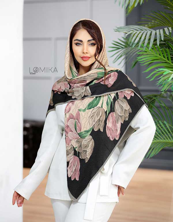 روسری پلیسه پاییزه بسته6رنگی کد r118 (عمده)