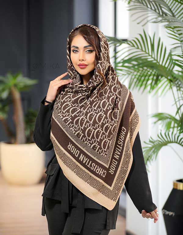 روسری پلیسه دیور بسته6رنگی کد r120 (عمده)