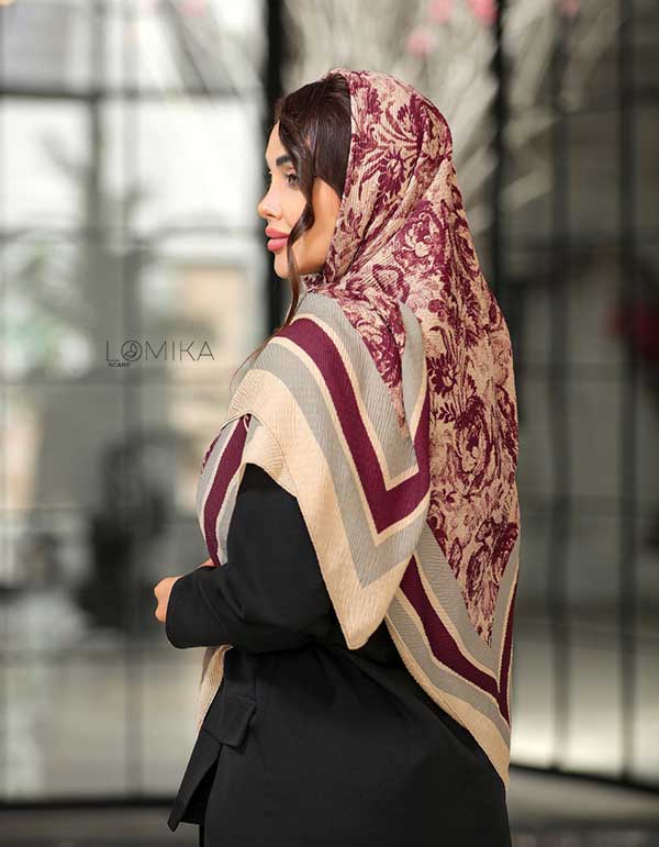 روسری پلیسه پاییزه بسته6رنگی کد r121 (عمده)