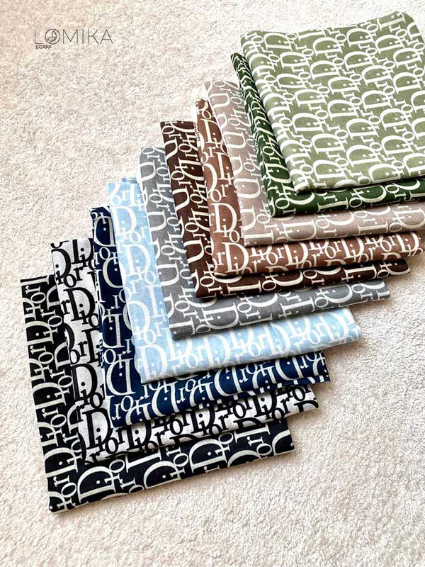 مینی اسکارف dior بسته10رنگی کد mt68 (عمده)