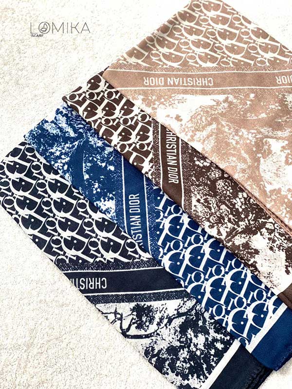 مینی اسکارف دیورجنگلی بسته4رنگی کد mt87 (عمده)