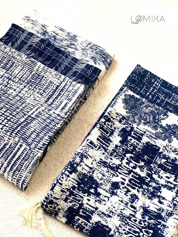 شال پلیسه برشکا پک سورمه ای بسته6طرحی کد sp54 (عمده)