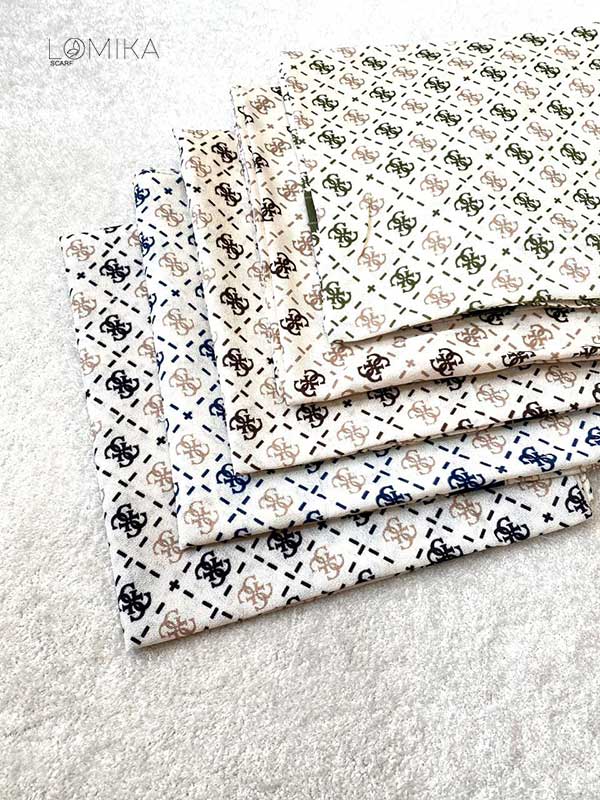 روسری طرح شنل بسته5رنگی کد r150 (عمده)