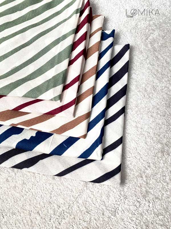 روسری زبرا بسته5رنگی کد r151 (عمده)