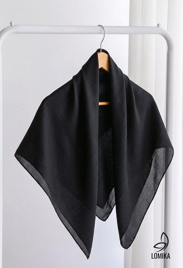 روسری درختی مشکی سری انتخابی کد rs15 (عمده)