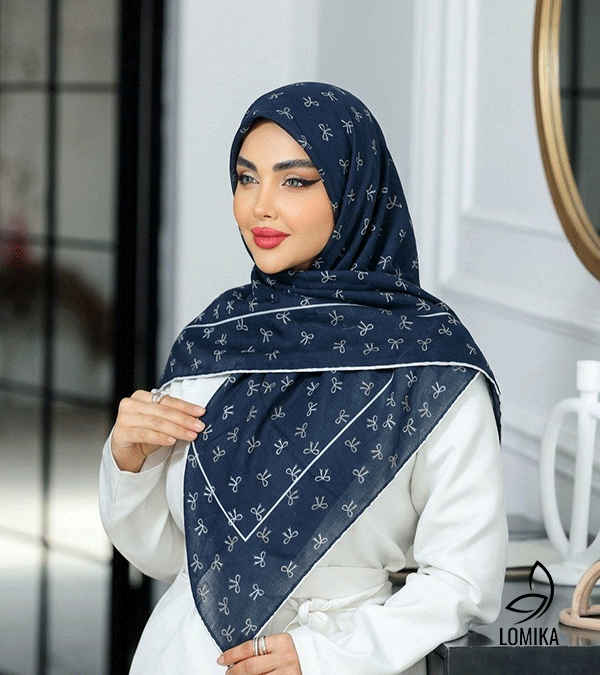 روسری پاپیون بسته8نگی کد r171 (عمده)