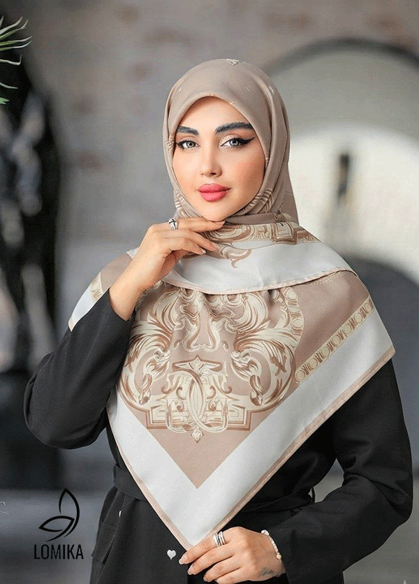 روسری حریر دستدوز بسته5رنگی کد r189 (عمده)
