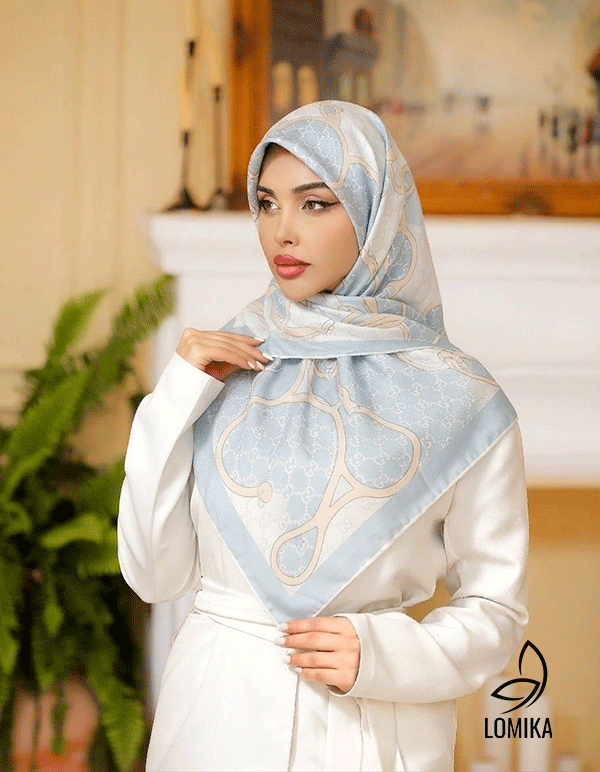 روسری حریردستدوز بسته4رنگی کد r174 (عمده)