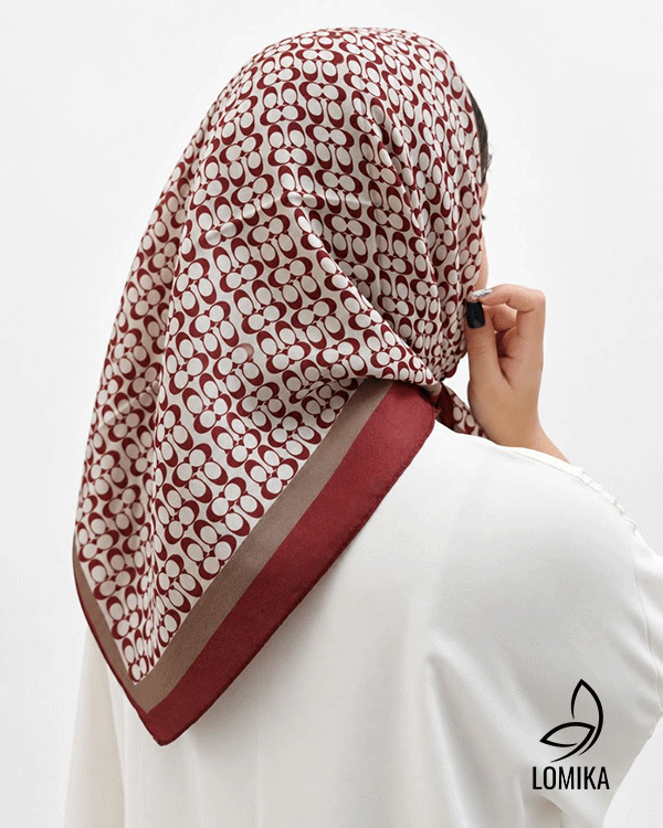 مینی اسکارف طرح کوچ بسته6رنگی کد mt139 (عمده)