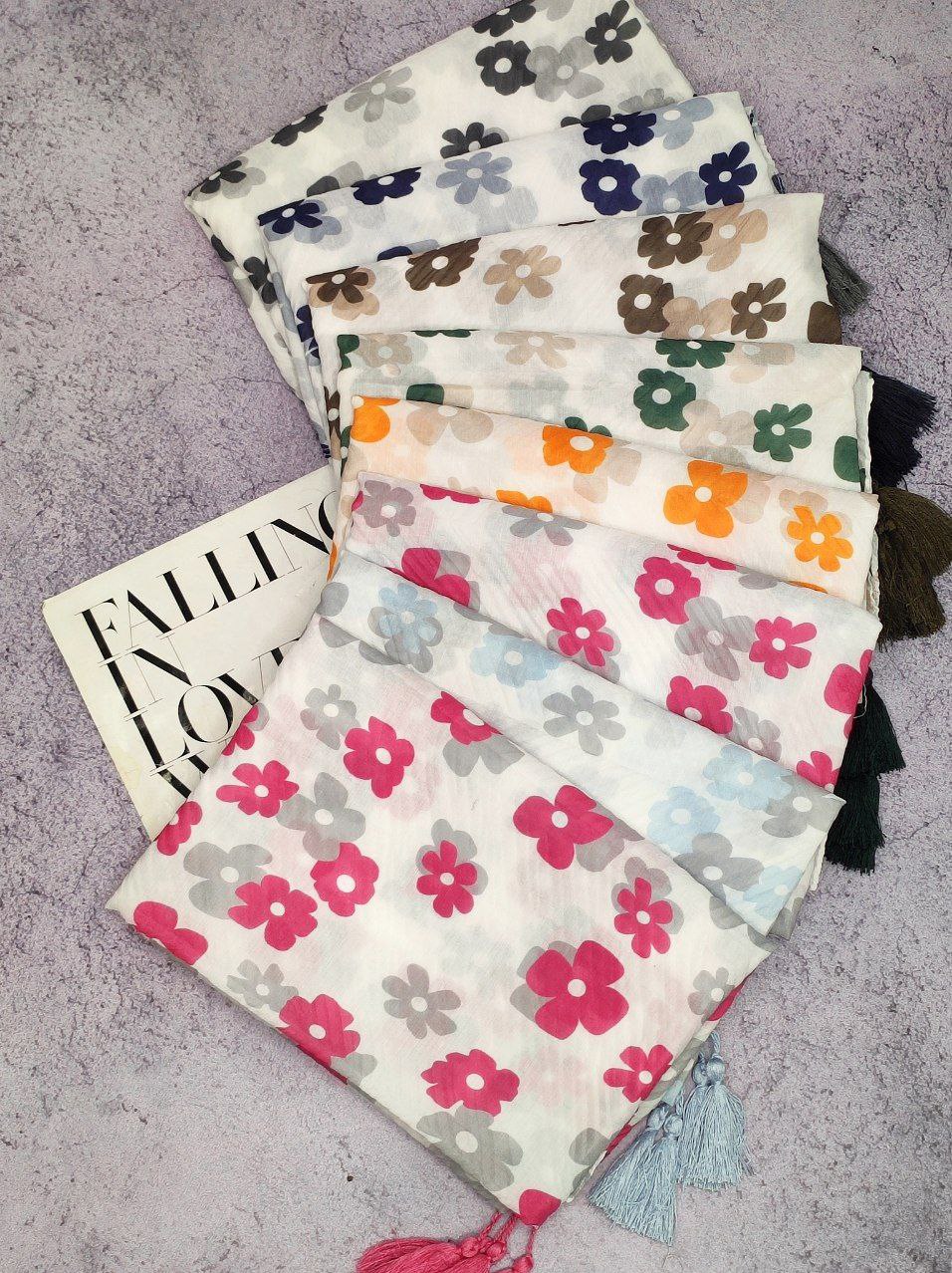 شال پلسه طرحدار بسته8رنگی کد sp14 (عمده)
