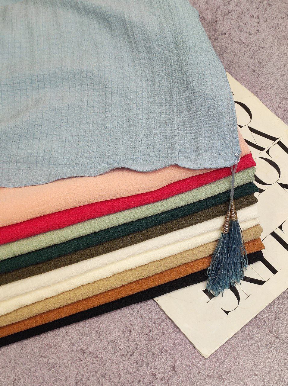 شال جاذبه بسته12رنگی کد sa2 (عمده)
