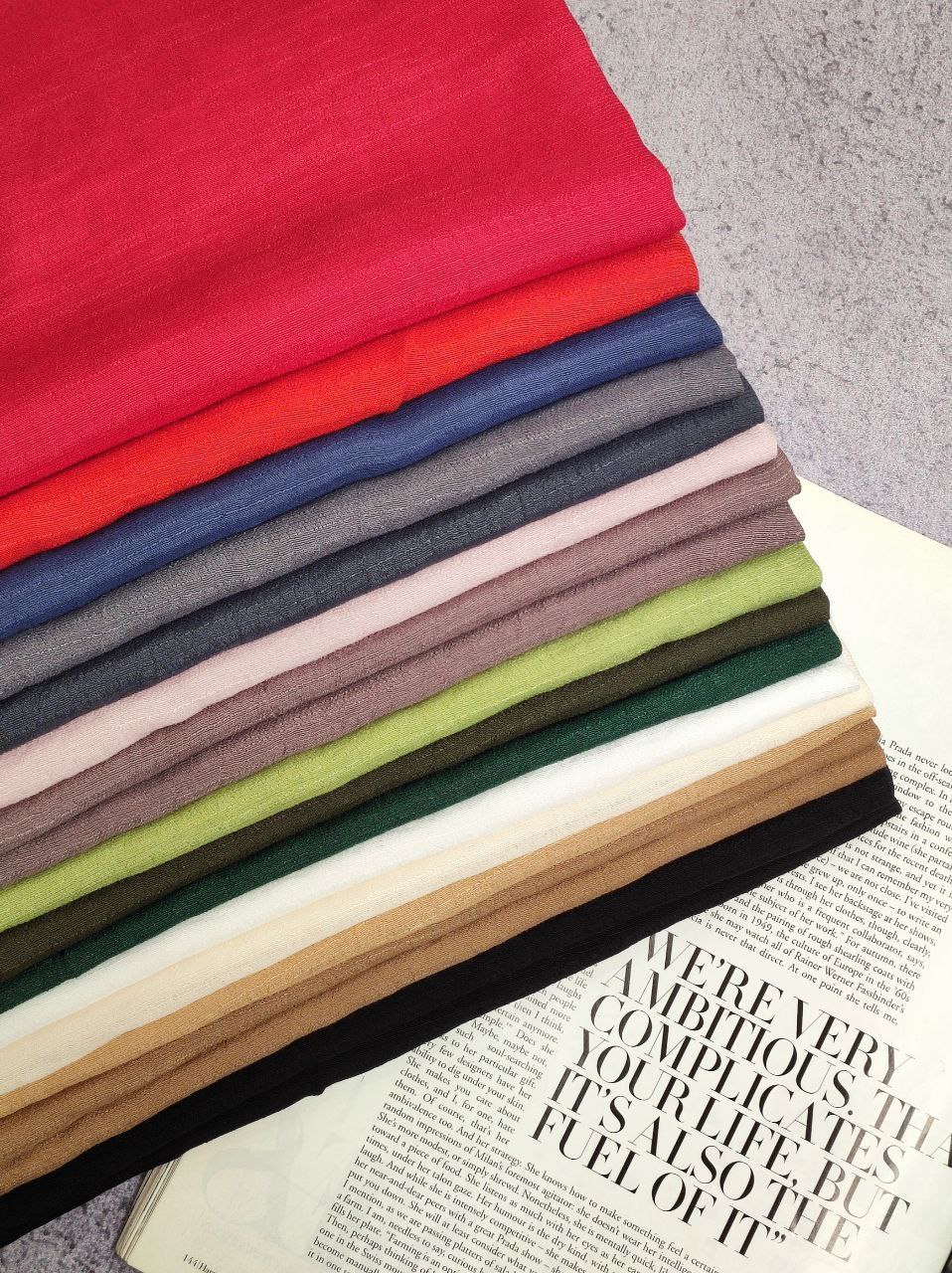 شال اسلپ بسته18رنگی کد sa1 (عمده)
