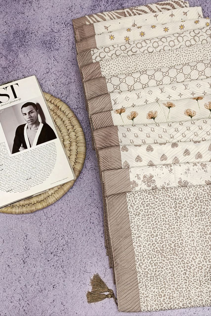 شال پلیسه طرحدار بسته12طرحی کد sp18 (عمده)
