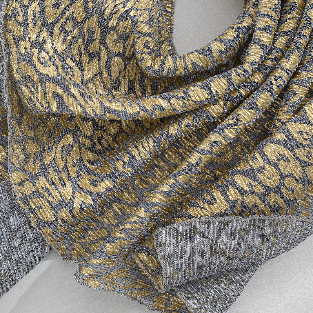 شال حریر طلاکوب بسته5رنگی کد sm13 (عمده)
