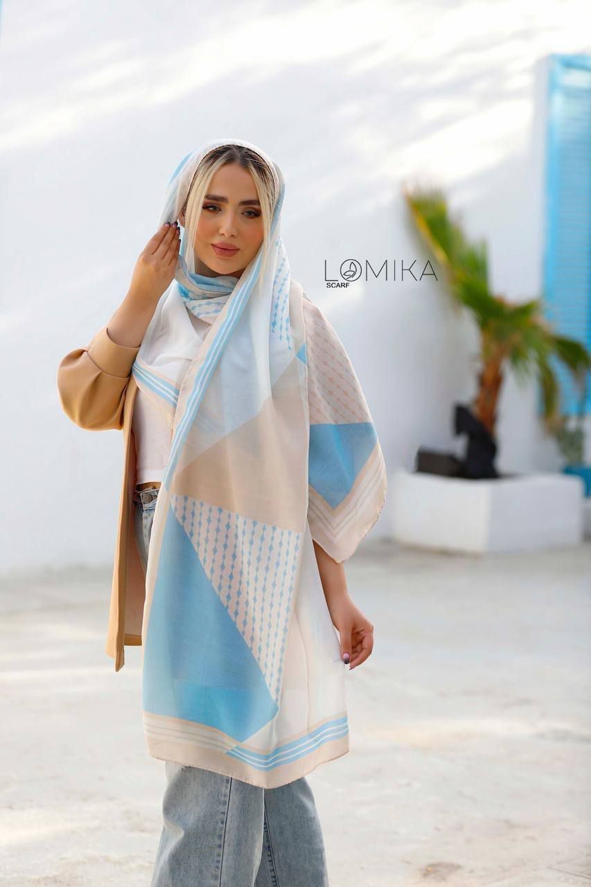 شال طرحدار بسته8رنگی کد sh26 (عمده)
