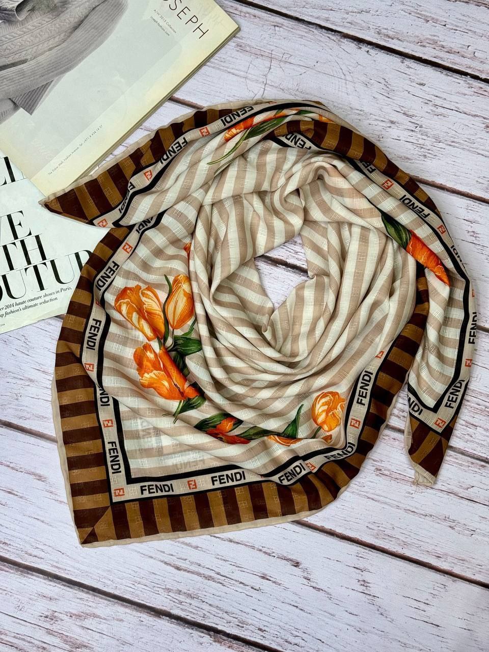 روسری نخی طرحدار سری انتخابی کدr43 (عمده)
