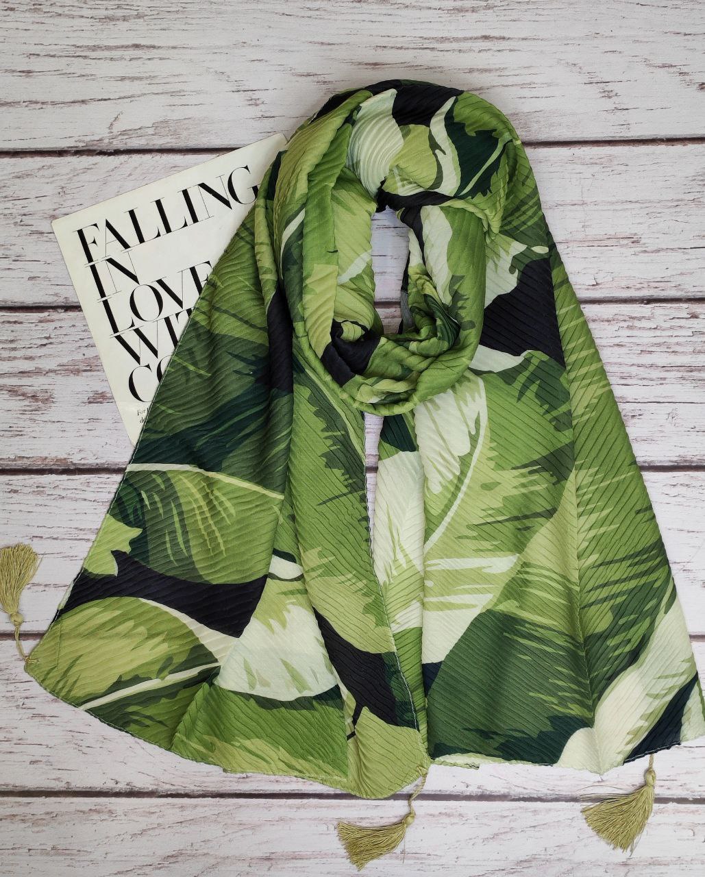 شال پلیسه هاوایی بسته10طرحی کد sp21 (عمده)
