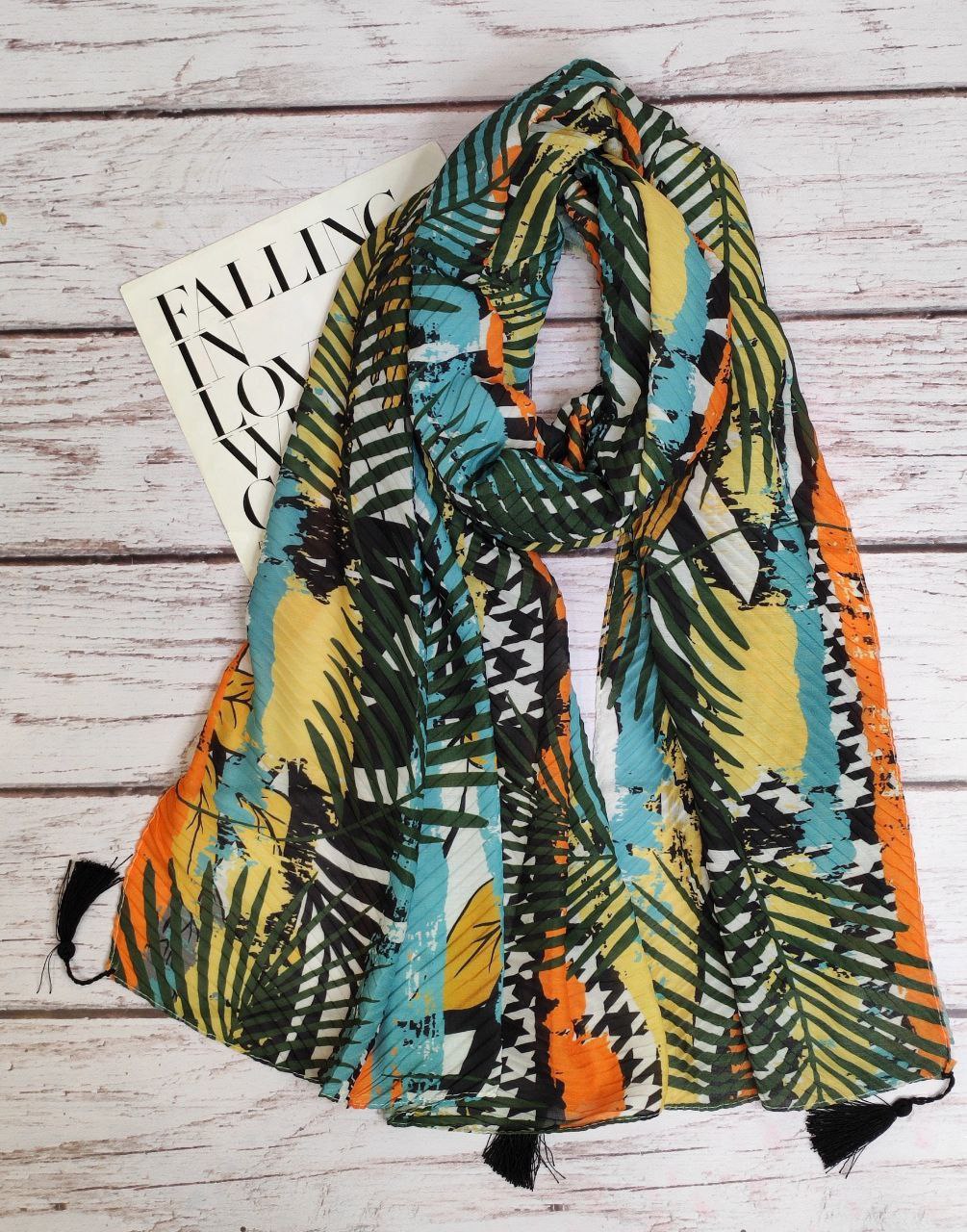 شال پلیسه هاوایی بسته10طرحی کد sp21 (عمده)
