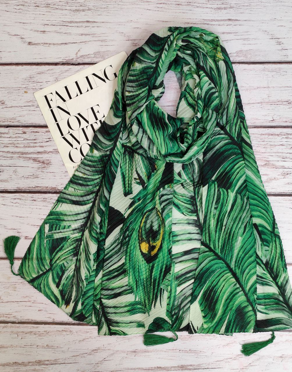 شال پلیسه هاوایی بسته10طرحی کد sp21 (عمده)
