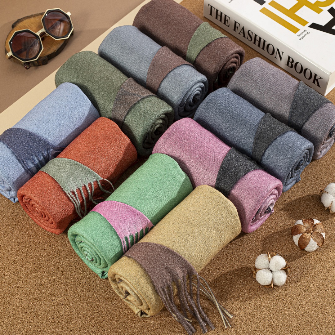 شال موهر دورو وارداتی بسته10رنگی کد sz2 (عمده)
