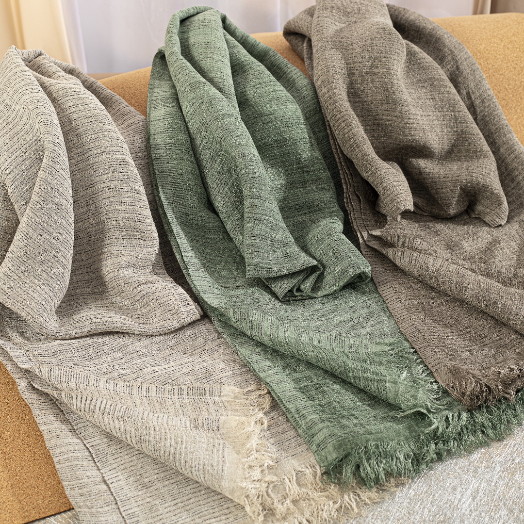 شال ملانژ وارداتی بسته12رنگی کد sz3 (عمده)
