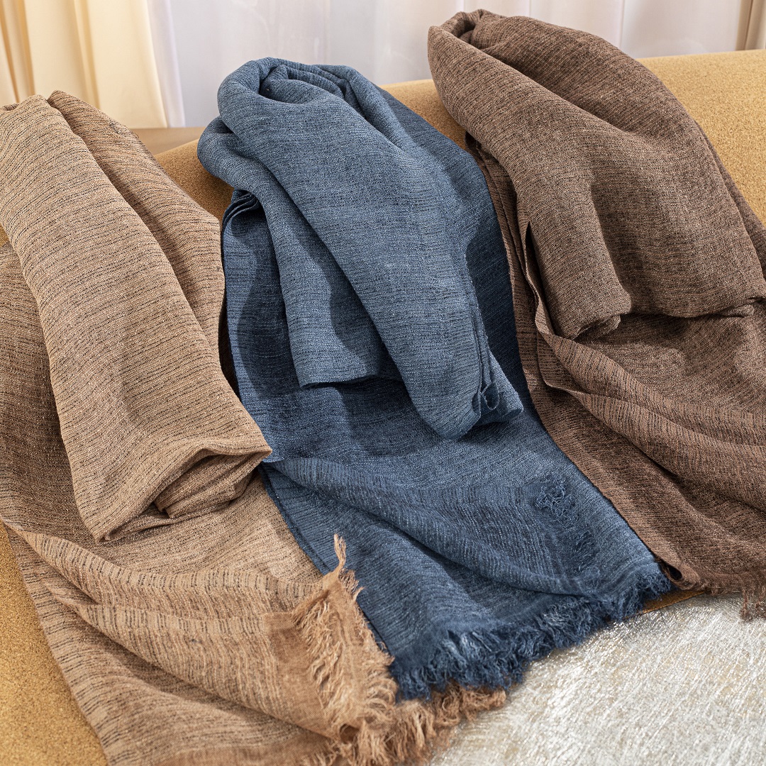 شال ملانژ وارداتی بسته12رنگی کد sz3 (عمده)
