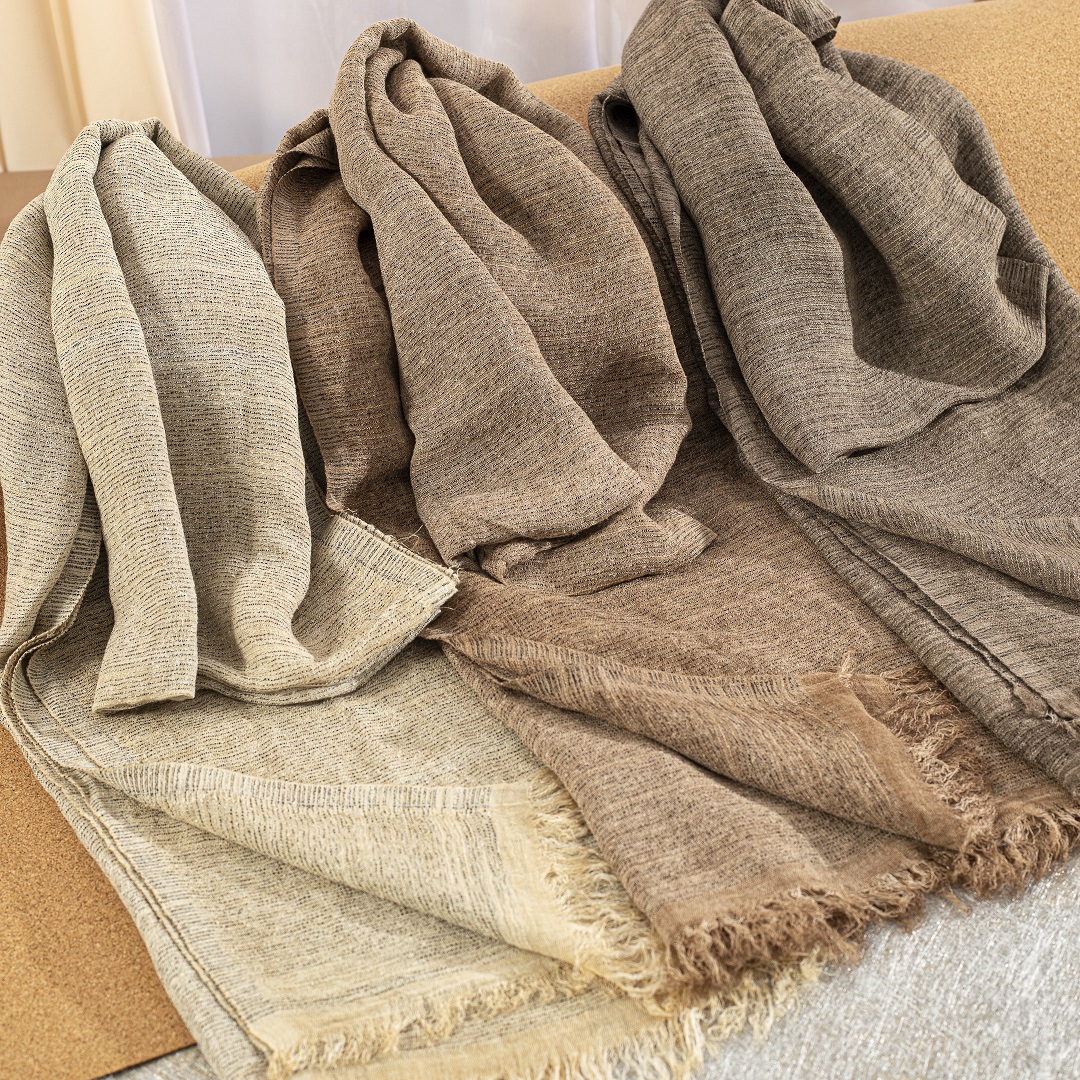 شال ملانژ وارداتی بسته12رنگی کد sz3 (عمده)
