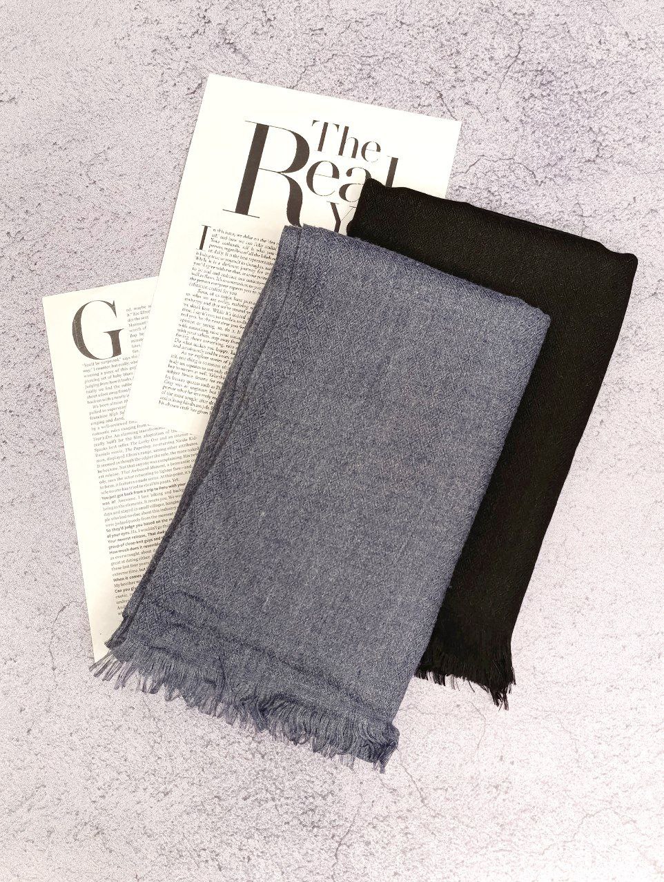 شال کشمیر وارداتی بسته10رنگی کد sz6 (عمده)
