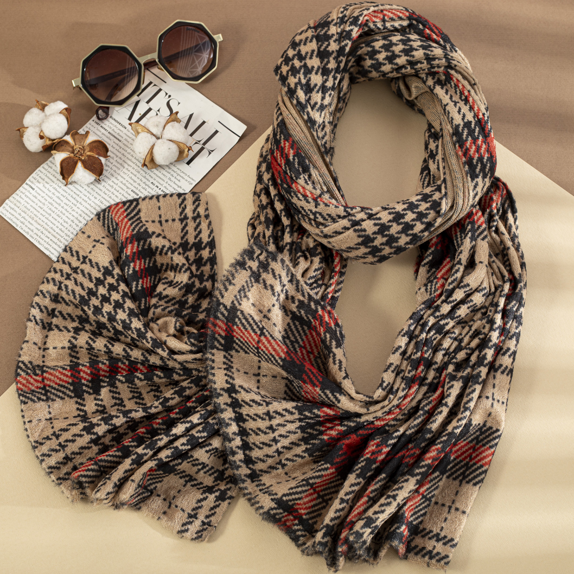 شال مخمل طرحبندی بسته10طرحی کد sc1 (عمده)
