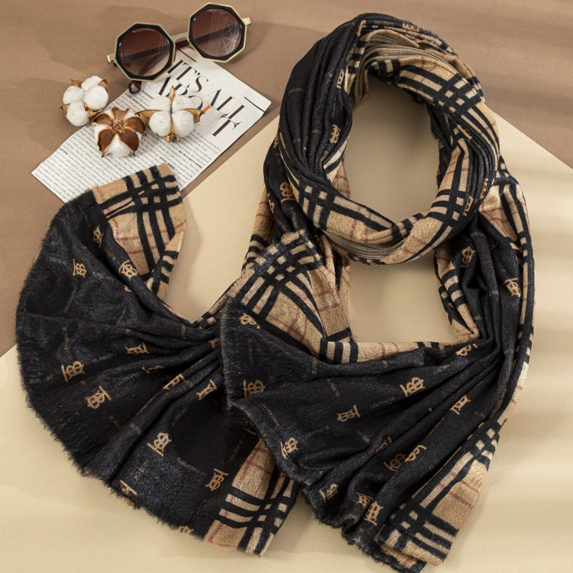 شال مخمل طرحبندی بسته10طرحی کد sc1 (عمده)
