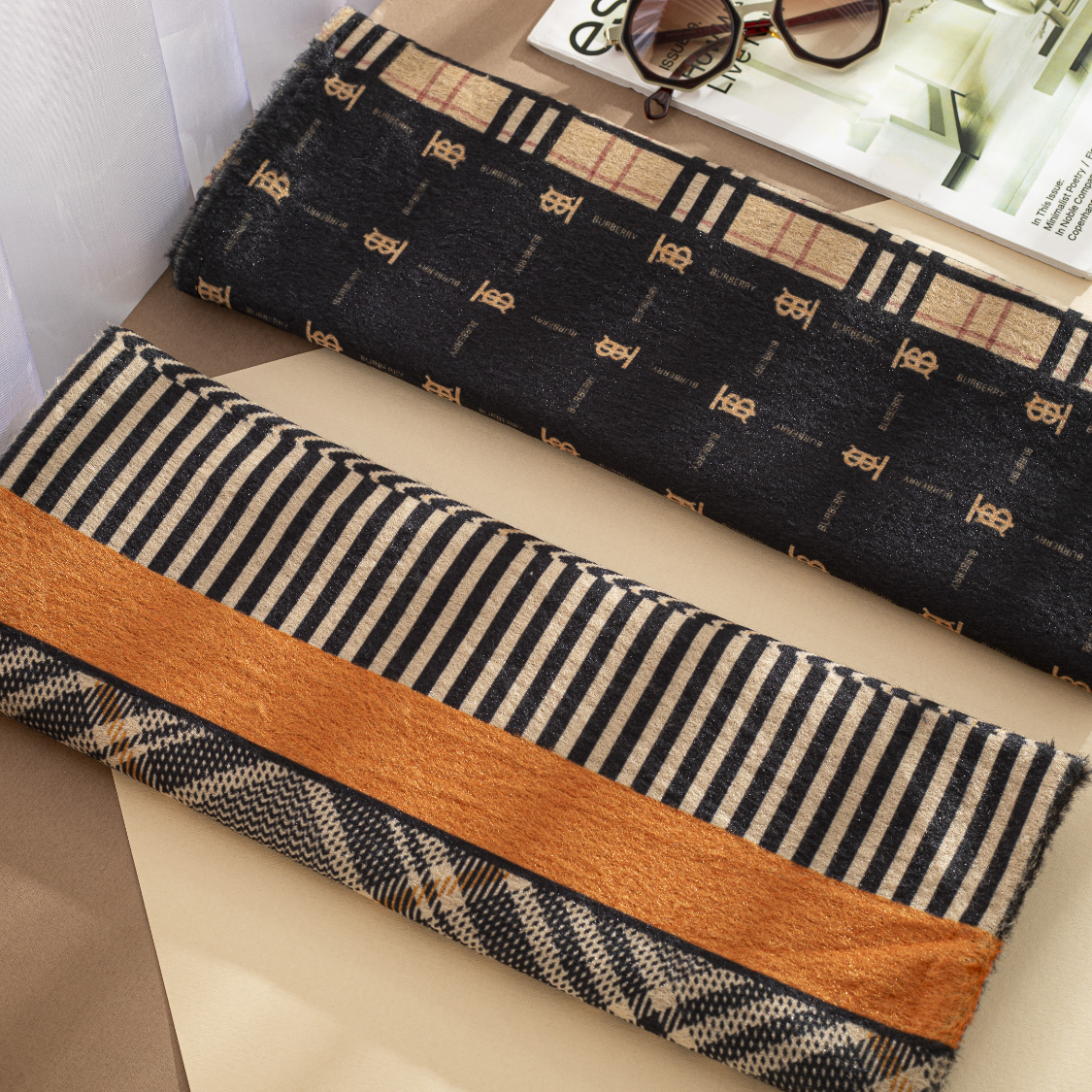 شال مخمل طرحبندی بسته10طرحی کد sc1 (عمده)
