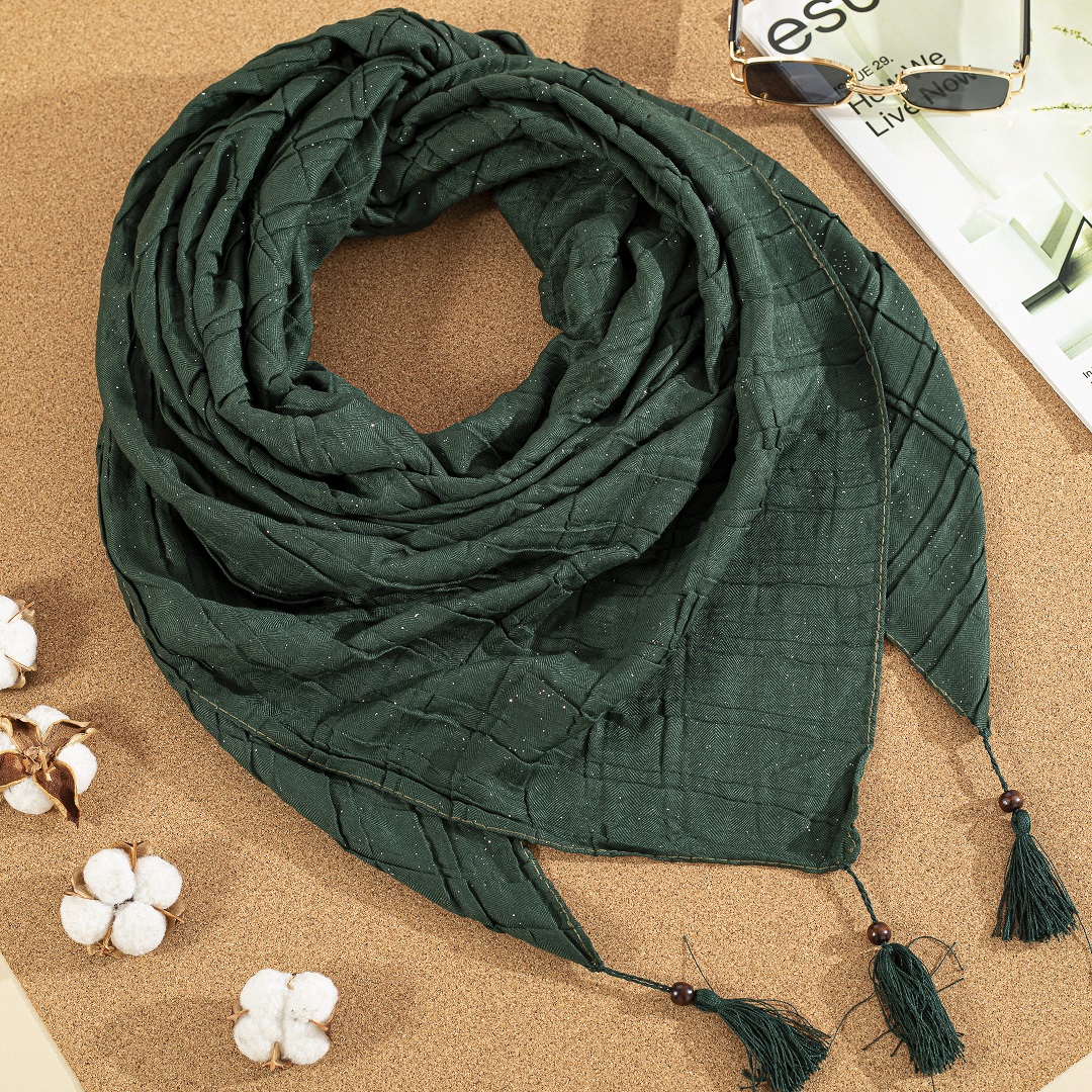 روسری پلیسه اکلیلی پاییزه بسته16رنگی کد rp5 (عمده)
