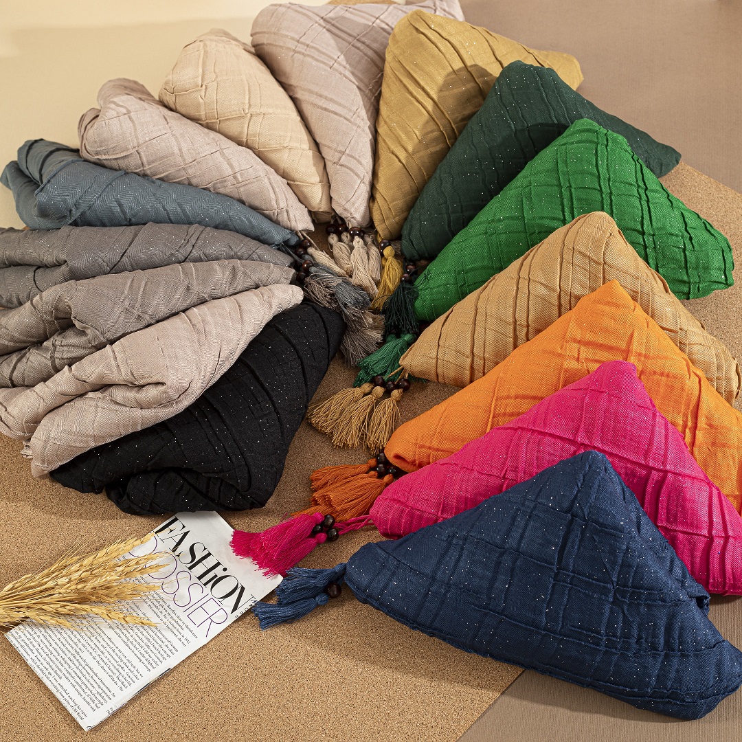 روسری پلیسه اکلیلی پاییزه بسته16رنگی کد rp5 (عمده)
