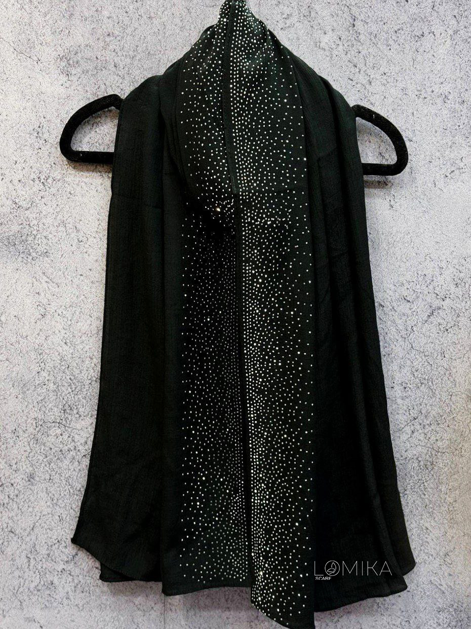 شال لبه نگینی سری انتخابی کد sm2 (عمده)
